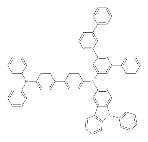 N4-([1,1':3',1'':3'',1'''-quaterphenyl]-5'-yl)-N4',N4'-diphenyl-N4-(9-phenyl-9H-carbazol-3-yl)-[1,1'-biphenyl]-4,4'-diamine