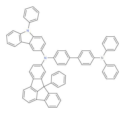 N4,N4-diphenyl-N4'-(7b-phenyl-7bH-indeno[1,2,3-jk]fluoren-6-yl)-N4'-(9-phenyl-9H-carbazol-3-yl)-[1,1'-biphenyl]-4,4'-diamine