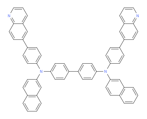 N4,N4'-di(naphthalen-2-yl)-N4,N4'-bis(4-(quinolin-6-yl)phenyl)-[1,1'-biphenyl]-4,4'-diamine