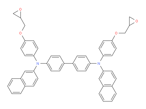N4,N4'-di(naphthalen-2-yl)-N4,N4'-bis(4-(oxiran-2-ylmethoxy)phenyl)-[1,1'-biphenyl]-4,4'-diamine
