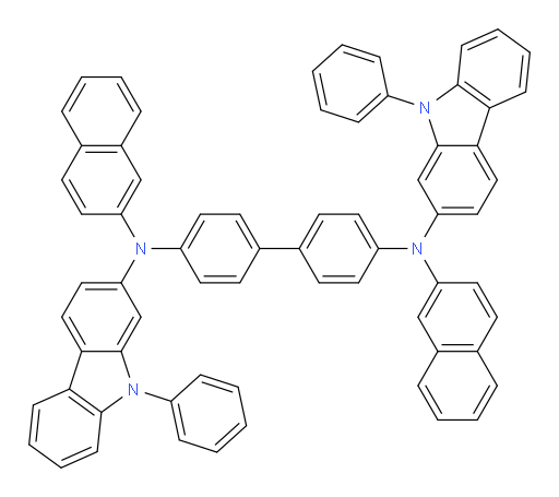 N4,N4'-di(naphthalen-2-yl)-N4,N4'-bis(9-phenyl-9H-carbazol-2-yl)-[1,1'-biphenyl]-4,4'-diamine