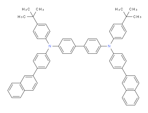 N4,N4'-bis(4-(tert-butyl)phenyl)-N4,N4'-bis(4-(naphthalen-2-yl)phenyl)-[1,1'-biphenyl]-4,4'-diamine