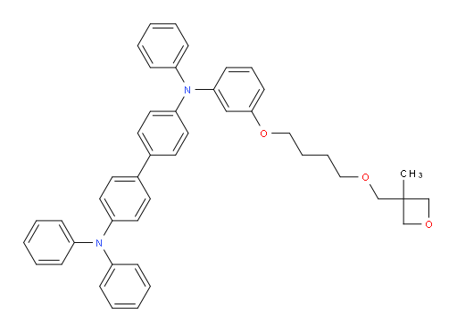 N4-(3-(4-((3-methyloxetan-3-yl)methoxy)butoxy)phenyl)-N4,N4',N4'-triphenyl-[1,1'-biphenyl]-4,4'-diamine