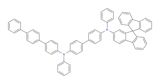 N4-(9,9'-spirobi[fluoren]-7-yl)-N4'-([1,1':4',1''-terphenyl]-4-yl)-N4,N4'-diphenyl-[1,1'-biphenyl]-4,4'-diamine