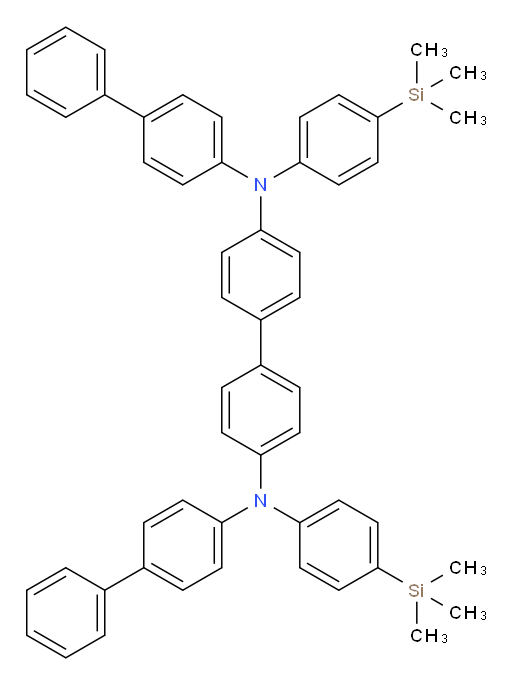 N4,N4'-di([1,1'-biphenyl]-4-yl)-N4,N4'-bis(4-(trimethylsilyl)phenyl)-[1,1'-biphenyl]-4,4'-diamine
