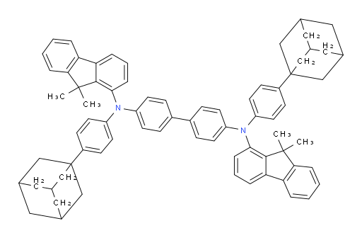 N4,N4'-bis(4-(adamantan-1-yl)phenyl)-N4,N4'-bis(9,9-dimethyl-9H-fluoren-1-yl)-[1,1'-biphenyl]-4,4'-diamine
