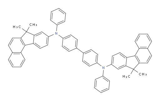N4,N4'-bis(7,7-dimethyl-7H-benzo[c]fluoren-9-yl)-N4,N4'-diphenyl-[1,1'-biphenyl]-4,4'-diamine