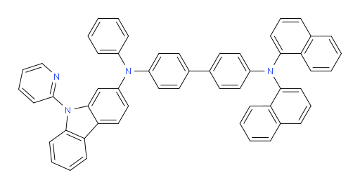 N4,N4-di(naphthalen-1-yl)-N4'-phenyl-N4'-(9-(pyridin-2-yl)-9H-carbazol-2-yl)-[1,1'-biphenyl]-4,4'-diamine