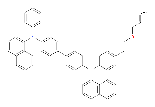 N4-(4-(2-(allyloxy)ethyl)phenyl)-N4,N4'-di(naphthalen-1-yl)-N4'-phenyl-[1,1'-biphenyl]-4,4'-diamine
