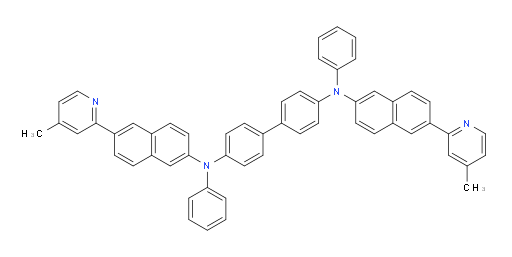 N4,N4'-bis(6-(4-methylpyridin-2-yl)naphthalen-2-yl)-N4,N4'-diphenyl-[1,1'-biphenyl]-4,4'-diamine