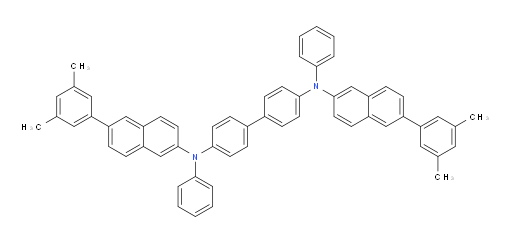 N4,N4'-bis(6-(3,5-dimethylphenyl)naphthalen-2-yl)-N4,N4'-diphenyl-[1,1'-biphenyl]-4,4'-diamine
