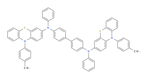N4,N4'-diphenyl-N4,N4'-bis(10-(p-tolyl)-10H-phenothiazin-3-yl)-[1,1'-biphenyl]-4,4'-diamine