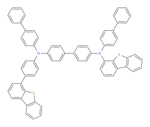 N4,N4'-di([1,1'-biphenyl]-4-yl)-N4-(dibenzo[b,d]thiophen-4-yl)-N4'-(4-(dibenzo[b,d]thiophen-4-yl)phenyl)-[1,1'-biphenyl]-4,4'-diamine