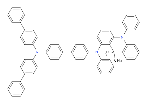 N4,N4-di([1,1'-biphenyl]-4-yl)-N4'-(9,9-dimethyl-10-phenyl-9,10-dihydroacridin-1-yl)-N4'-phenyl-[1,1'-biphenyl]-4,4'-diamine