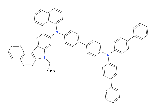 N4,N4-di([1,1'-biphenyl]-4-yl)-N4'-(7-ethyl-7H-benzo[c]carbazol-9-yl)-N4'-(naphthalen-1-yl)-[1,1'-biphenyl]-4,4'-diamine