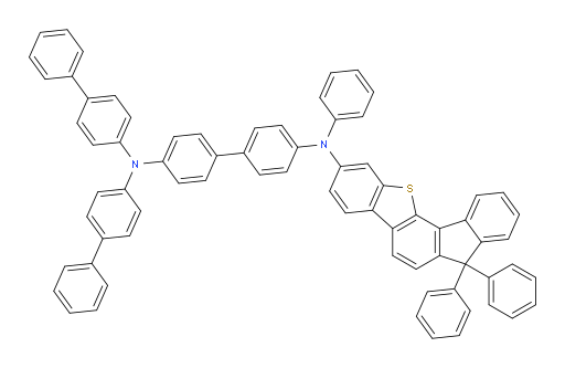 N4,N4-di([1,1'-biphenyl]-4-yl)-N4'-(7,7-diphenyl-7H-benzo[b]fluoreno[3,4-d]thiophen-2-yl)-N4'-phenyl-[1,1'-biphenyl]-4,4'-diamine