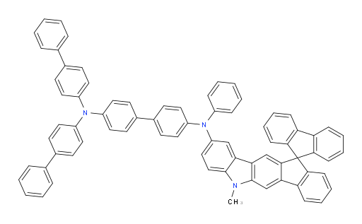 N4,N4-di([1,1'-biphenyl]-4-yl)-N4'-(5'-methyl-5'H-spiro[fluorene-9,11'-indeno[1,2-b]carbazol]-2'-yl)-N4'-phenyl-[1,1'-biphenyl]-4,4'-diamine