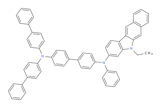 N4,N4-di([1,1'-biphenyl]-4-yl)-N4'-(5-ethyl-5H-benzo[b]carbazol-3-yl)-N4'-phenyl-[1,1'-biphenyl]-4,4'-diamine