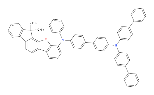N4,N4-di([1,1'-biphenyl]-4-yl)-N4'-(12,12-dimethyl-12H-fluoreno[1,2-b]benzofuran-10-yl)-N4'-phenyl-[1,1'-biphenyl]-4,4'-diamine