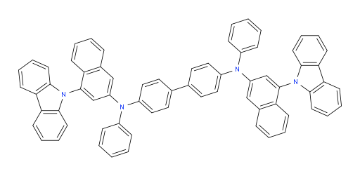 N4,N4'-bis(4-(9H-carbazol-9-yl)naphthalen-2-yl)-N4,N4'-diphenyl-[1,1'-biphenyl]-4,4'-diamine