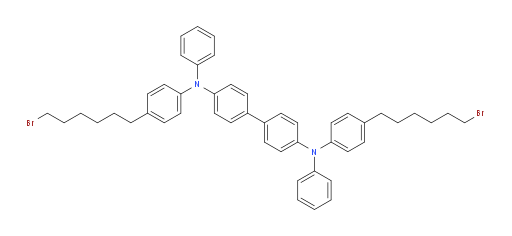 N4,N4'-bis(4-(6-bromohexyl)phenyl)-N4,N4'-diphenyl-[1,1'-biphenyl]-4,4'-diamine