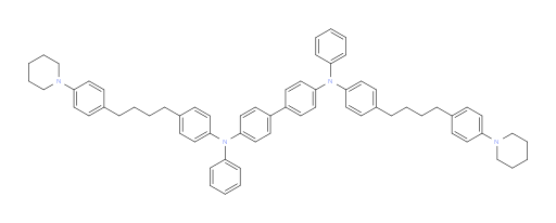 N4,N4'-diphenyl-N4,N4'-bis(4-(4-(4-(piperidin-1-yl)phenyl)butyl)phenyl)-[1,1'-biphenyl]-4,4'-diamine