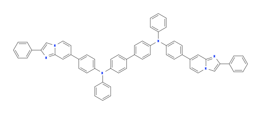 N4,N4'-diphenyl-N4,N4'-bis(4-(2-phenylimidazo[1,2-a]pyridin-7-yl)phenyl)-[1,1'-biphenyl]-4,4'-diamine