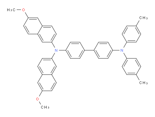 N4,N4-bis(6-methoxynaphthalen-2-yl)-N4',N4'-di-p-tolyl-[1,1'-biphenyl]-4,4'-diamine