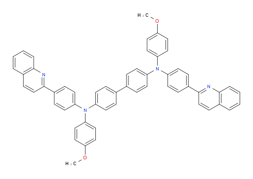 N4,N4'-bis(4-methoxyphenyl)-N4,N4'-bis(4-(quinolin-2-yl)phenyl)-[1,1'-biphenyl]-4,4'-diamine