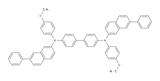 N4,N4'-bis(4-methoxyphenyl)-N4,N4'-bis(7-phenylnaphthalen-2-yl)-[1,1'-biphenyl]-4,4'-diamine