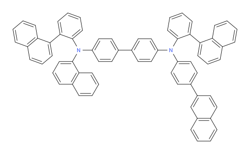 N4-(naphthalen-1-yl)-N4,N4'-bis(2-(naphthalen-1-yl)phenyl)-N4'-(4-(naphthalen-2-yl)phenyl)-[1,1'-biphenyl]-4,4'-diamine