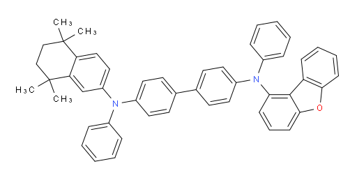 N4-(dibenzo[b,d]furan-1-yl)-N4,N4'-diphenyl-N4'-(5,5,8,8-tetramethyl-5,6,7,8-tetrahydronaphthalen-2-yl)-[1,1'-biphenyl]-4,4'-diamine