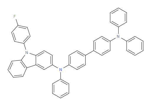 N4-(9-(4-fluorophenyl)-9H-carbazol-3-yl)-N4,N4',N4'-triphenyl-[1,1'-biphenyl]-4,4'-diamine