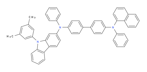 N4-(9-(3,5-dimethylphenyl)-9H-carbazol-2-yl)-N4'-(naphthalen-1-yl)-N4,N4'-diphenyl-[1,1'-biphenyl]-4,4'-diamine