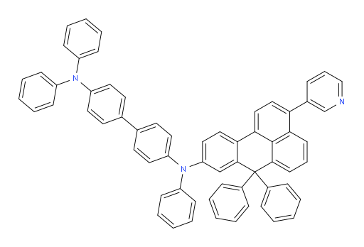 N4-(7,7-diphenyl-3-(pyridin-3-yl)-7H-benzo[de]anthracen-9-yl)-N4,N4',N4'-triphenyl-[1,1'-biphenyl]-4,4'-diamine