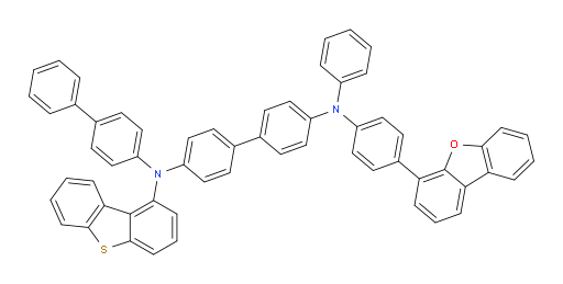 N4-([1,1'-biphenyl]-4-yl)-N4'-(4-(dibenzo[b,d]furan-4-yl)phenyl)-N4-(dibenzo[b,d]thiophen-1-yl)-N4'-phenyl-[1,1'-biphenyl]-4,4'-diamine
