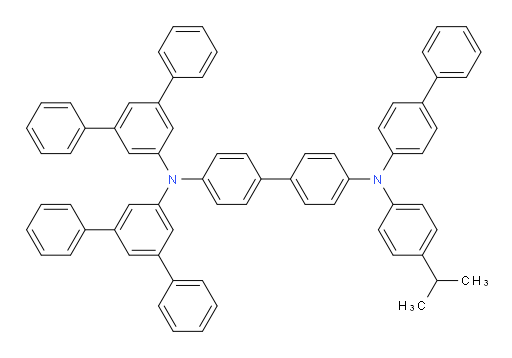 N4-([1,1'-biphenyl]-4-yl)-N4',N4'-di([1,1':3',1''-terphenyl]-5'-yl)-N4-(4-isopropylphenyl)-[1,1'-biphenyl]-4,4'-diamine