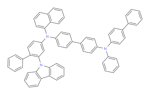 N4-(2-(9H-carbazol-9-yl)-[1,1'-biphenyl]-4-yl)-N4'-([1,1'-biphenyl]-4-yl)-N4-(naphthalen-1-yl)-N4'-phenyl-[1,1'-biphenyl]-4,4'-diamine