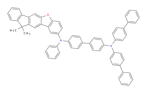 N4,N4-di([1,1'-biphenyl]-4-yl)-N4'-(11,11-dimethyl-11H-fluoreno[3,2-b]benzofuran-2-yl)-N4'-phenyl-[1,1'-biphenyl]-4,4'-diamine