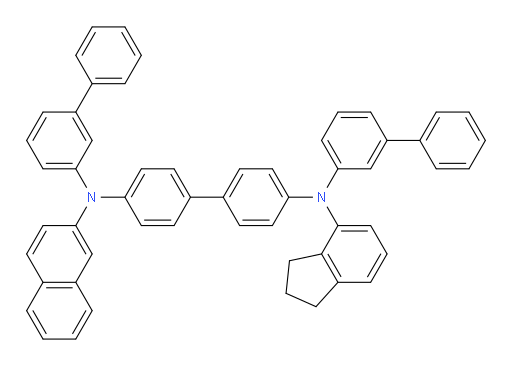 N4,N4'-di([1,1'-biphenyl]-3-yl)-N4-(2,3-dihydro-1H-inden-4-yl)-N4'-(naphthalen-2-yl)-[1,1'-biphenyl]-4,4'-diamine