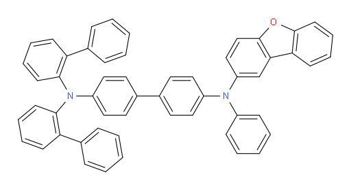 N4,N4-di([1,1'-biphenyl]-2-yl)-N4'-(dibenzo[b,d]furan-2-yl)-N4'-phenyl-[1,1'-biphenyl]-4,4'-diamine