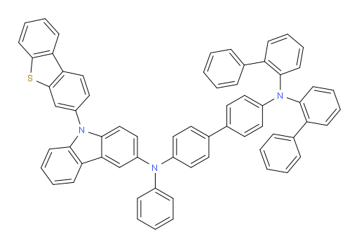 N4,N4-di([1,1'-biphenyl]-2-yl)-N4'-(9-(dibenzo[b,d]thiophen-3-yl)-9H-carbazol-3-yl)-N4'-phenyl-[1,1'-biphenyl]-4,4'-diamine
