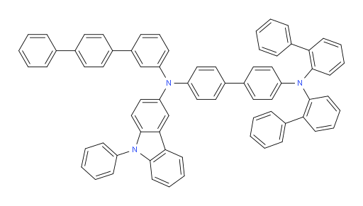 N4,N4-di([1,1'-biphenyl]-2-yl)-N4'-([1,1':4',1''-terphenyl]-3-yl)-N4'-(9-phenyl-9H-carbazol-3-yl)-[1,1'-biphenyl]-4,4'-diamine