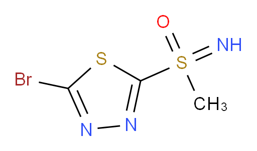 2-bromo-5-(S-methylsulfonimidoyl)-1,3,4-thiadiazole