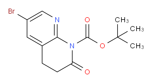 tert-butyl 6-bromo-2-oxo-3,4-dihydro-1,8-naphthyridine-1(2H)-carboxylate