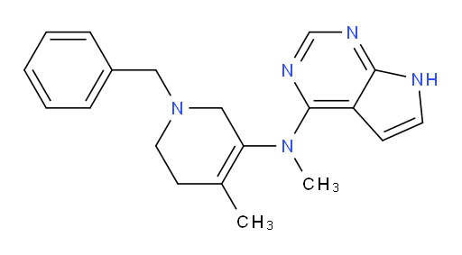 N-(1-benzyl-4-methyl-1,2,5,6-tetrahydropyridin-3-yl)-N-methyl-7H-pyrrolo[2,3-d]pyrimidin-4-amine