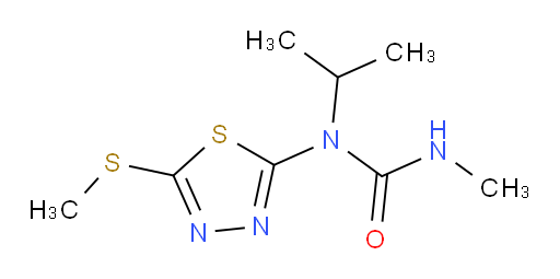1-isopropyl-3-methyl-1-(5-(methylthio)-1,3,4-thiadiazol-2-yl)urea