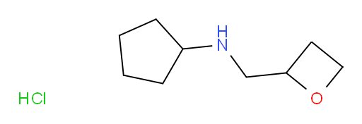 N-(oxetan-2-ylmethyl)cyclopentanamine hydrochloride