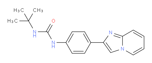 1-(tert-butyl)-3-(4-(imidazo[1,2-a]pyridin-2-yl)phenyl)urea