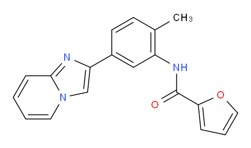 N-(5-(imidazo[1,2-a]pyridin-2-yl)-2-methylphenyl)furan-2-carboxamide